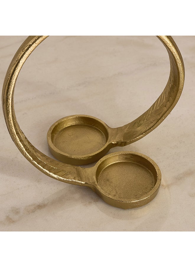 Home Box Gold Decorative T-Light Holder for Home - Image 3